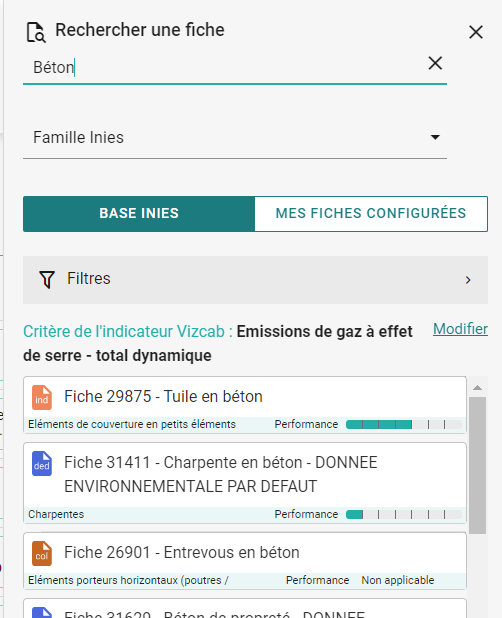 Re2020 Comment Rechercher Des Fiches De La Base Inies Depuis Vizcab